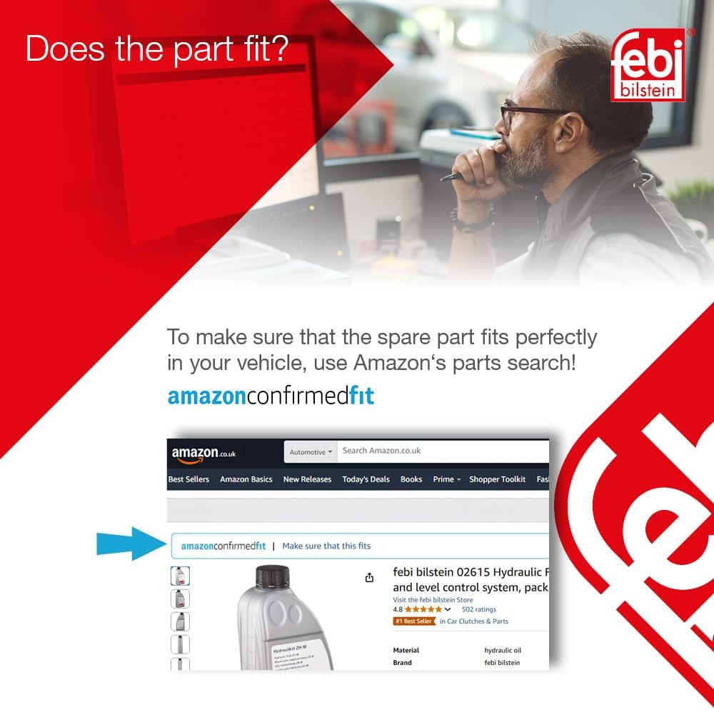 febi bilstein 23824 ABS-Sensor , 1 Stück Single, Single
