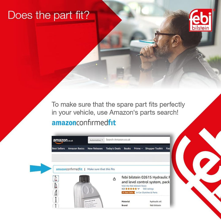febi bilstein 23824 ABS-Sensor , 1 Stück Single, Single