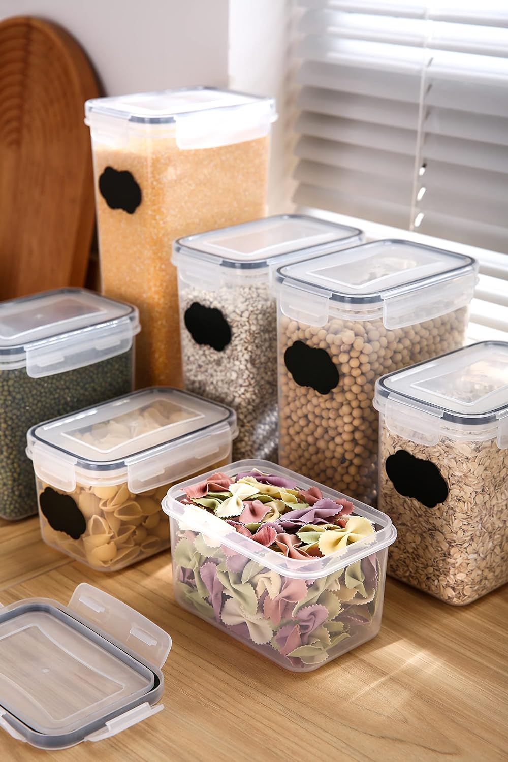 Deuline Vorratsdosen Frischhaltedose16-Set mit Deckel Luftdicht BPA frei Aufbewahrungsbox Vorratsbeh