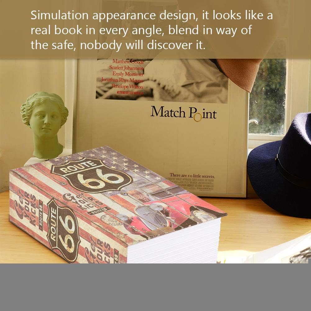 Buchsafe Buchtresor mit Kombinationsschloss, Tragbare Geldkassette Wertsachen Versteck Mini Kreative