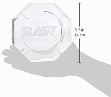RAW 18419 Crystal Glass Ashtray, Kristallglas, Transparent, Medium