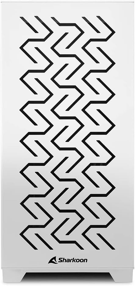 Sharkoon MS-Z1000 White, Micro-ATX PC Gehäuse, Weiss
