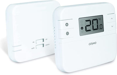 Heizung Einzelraumregelung Digitaler Funk Raumthermostat mit Empfänger und 3X Stellantrieb