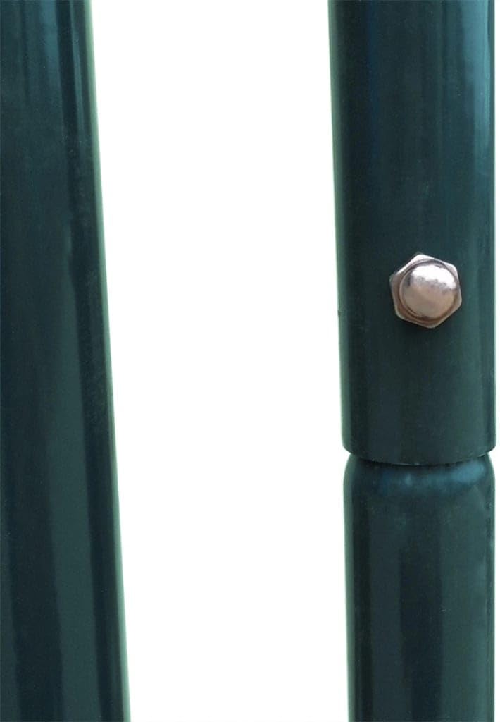 vidaXL Gartenzauntor Metallzauntor Stahl-Tor Tor-Paneel Tor 100 x 100 cm Grün, Grün