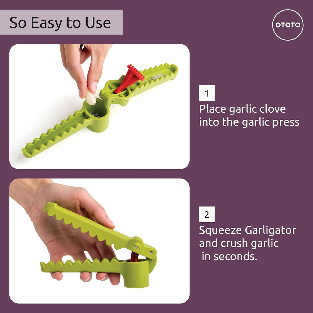 OTOTO Knoblauchpresse Knoblauchpresse Knoblauchpresse Werkzeug Lustige Geschenke Alligator Knoblauch
