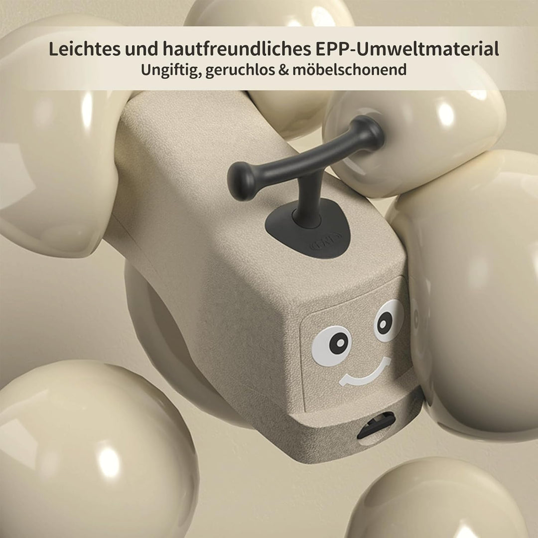 Babyrutscher,Babyroller,Babyrollbrett für+6 Monaten,3in1 Rutscher,Baby-Walker,Ride-On und Caster-Boa