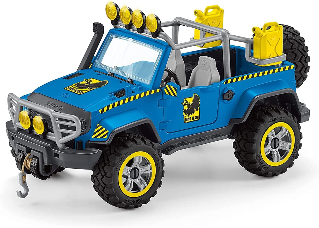 Schleich 41464 Off-road Vehicle with Dino Outpost Dinosaurs alte Verpackung Standardverpackung