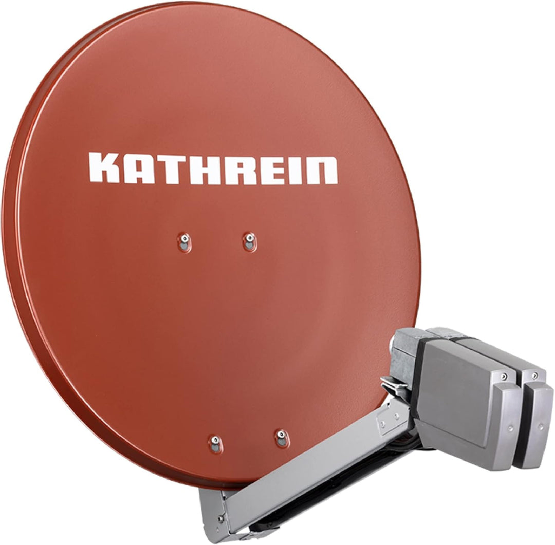 Kathrein CAS 80 Sat-Antenne Rotbraun (ro) multifeedfähig - 6 Teilnehmer 6 Teilnehmer Rotbraun, 6 Tei