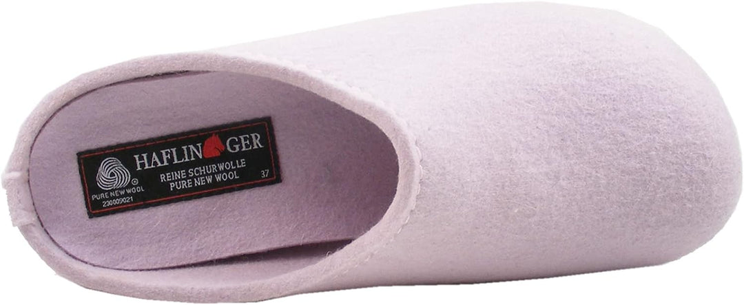 HAFLINGER Everest Fundus Filzpantoffeln im schlichten Design 38 EU Rosé Antique, 38 EU Rosé Antique