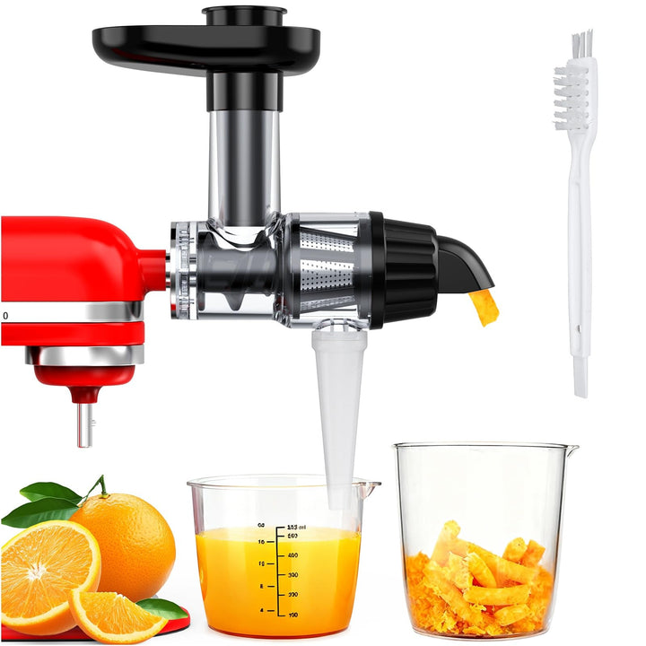 Entsafter Aufsatz für KitchenAid Standmixer von MMOBIEL – Slow Juicer Kaltentsafter & Frucht- und Ge