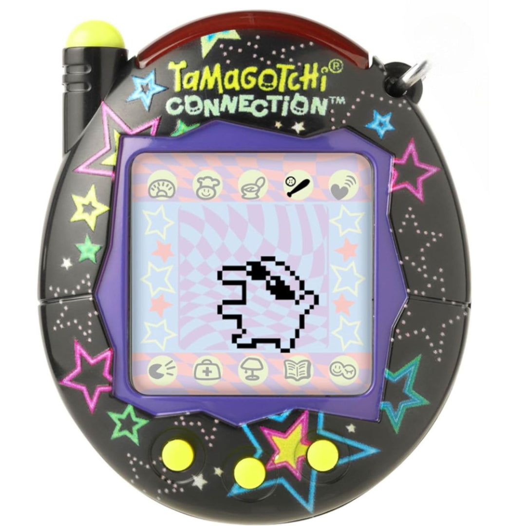 TAMAGOTCHI Bandai Connection Digital Pet Neon Stars Shell, Neon Stars