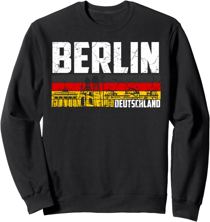 Mein Berlin Skyline Deutschland Heimat Stadt Sweatshirt