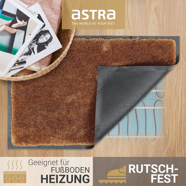 Astra Fussmatte innen rutschfest - Schmutzfangmatte super weich - Läufer Flur waschbar per Hand - Tü
