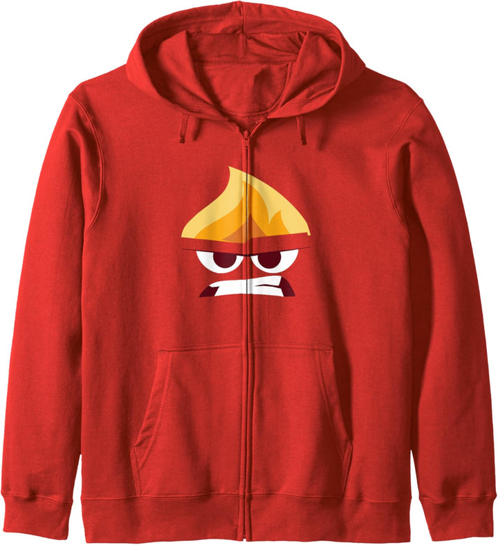Disney Pixar Inside Out Angry Face Halloween Kapuzenjacke
