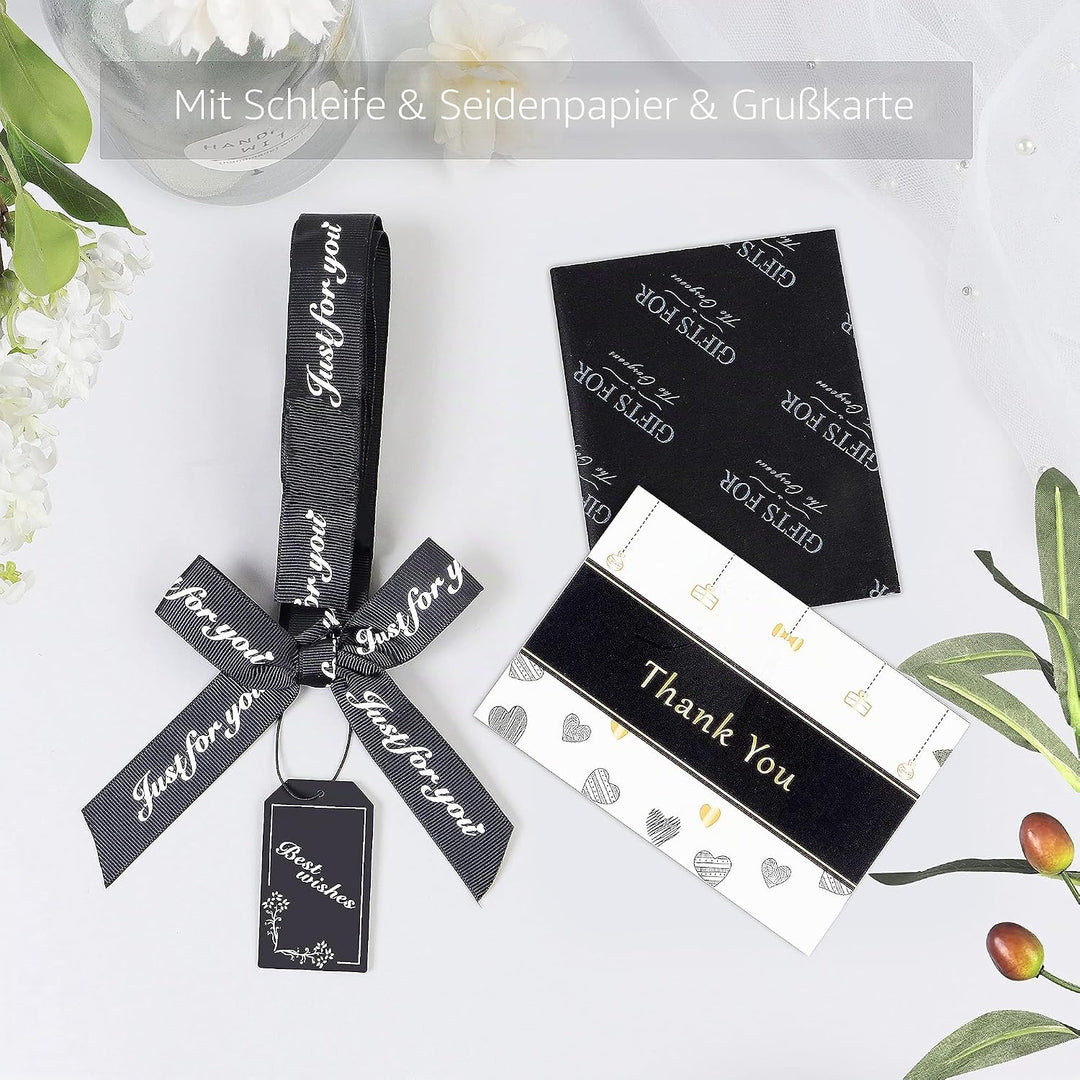 JiaWei Geschenkbox 33 x 31 x 11,5 cm Gross, Geschenkkarton mit Magnetisch Deckel &amp; Kreuzförmige Schl