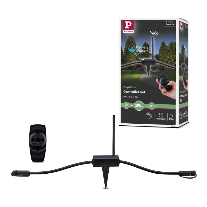 Paulmann 180.11 Outdoor Plug & Shine Controller IP68 Remote Control 18011 Fernbedienung Aussenleucht