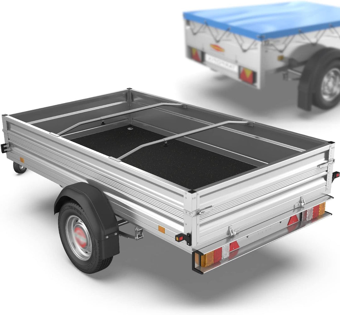 Tarpofix® Anhänger Planenbügel Flachplanenbügel (1-4er Set) - Universell anpassbare Anhängerplanen H