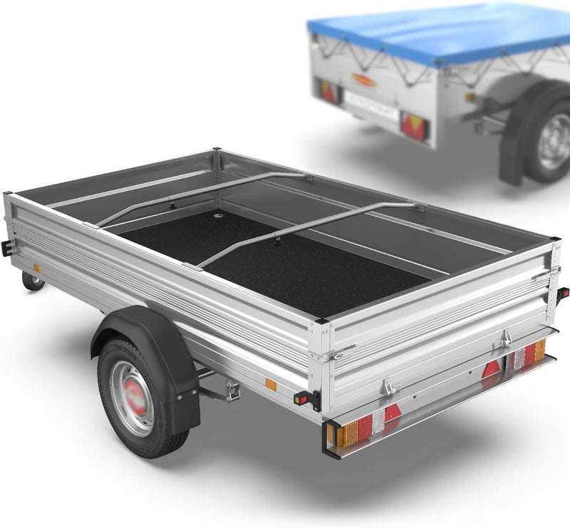 Tarpofix® Anhänger Planenbügel Flachplanenbügel (1-4er Set) - Universell anpassbare Anhängerplanen H