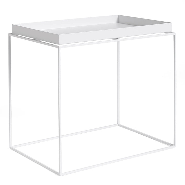 HAY Beistelltisch, Stahl, weiss, 54 cm, Weiss