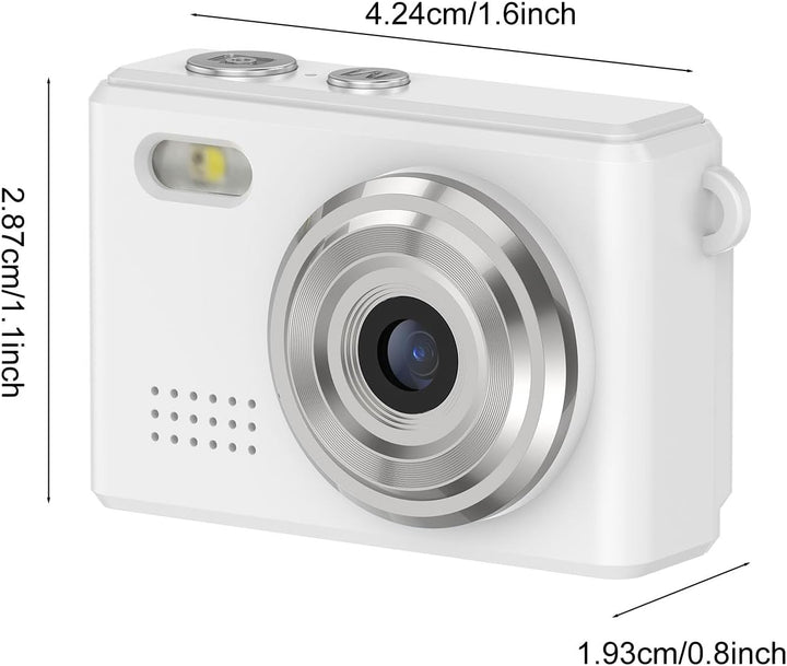 Annadue Keychain Digitalkamera 1080P 12 MP mit 0,96 Zoll Display, 6 Filtern, LED Licht, Tragbarer Re