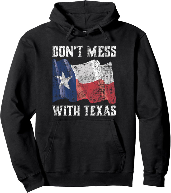 Don't Mess With Texas Proud Texan Longhorn Lone Star State Pullover Hoodie