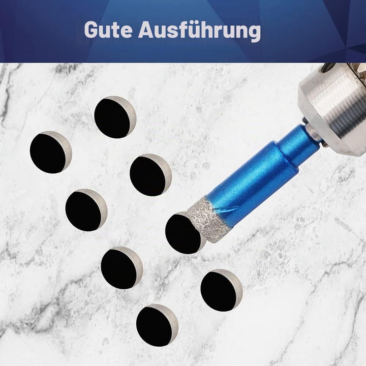 Diamant Trockenbohrer Fliesenbohrer 10mm - BRSCHNITT 5 Stück Diamant Bohrkrone - Lochsäge für Kerami