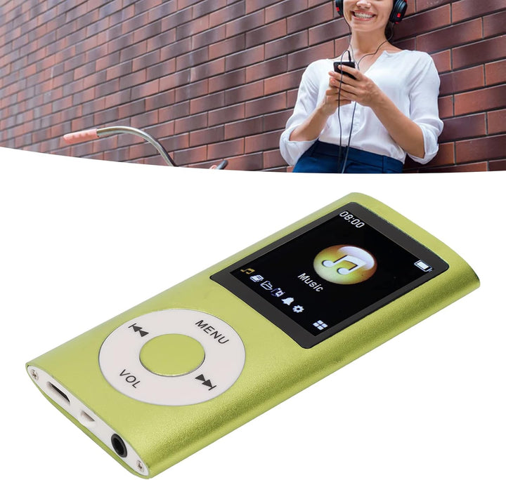 Yctze MP3/MP4-Player, Tragbarer Musikplayer mit Kopfhörer, 1,8-Zoll-HD-Bildschirm, Unterstützt Bis z