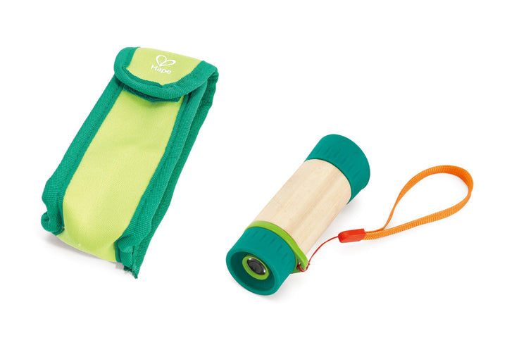 Hape Nature Fun verstellbares Teleskop zum Entdecken aus Bambus und pflanzlichem Kunststoff, ab 3 Ja