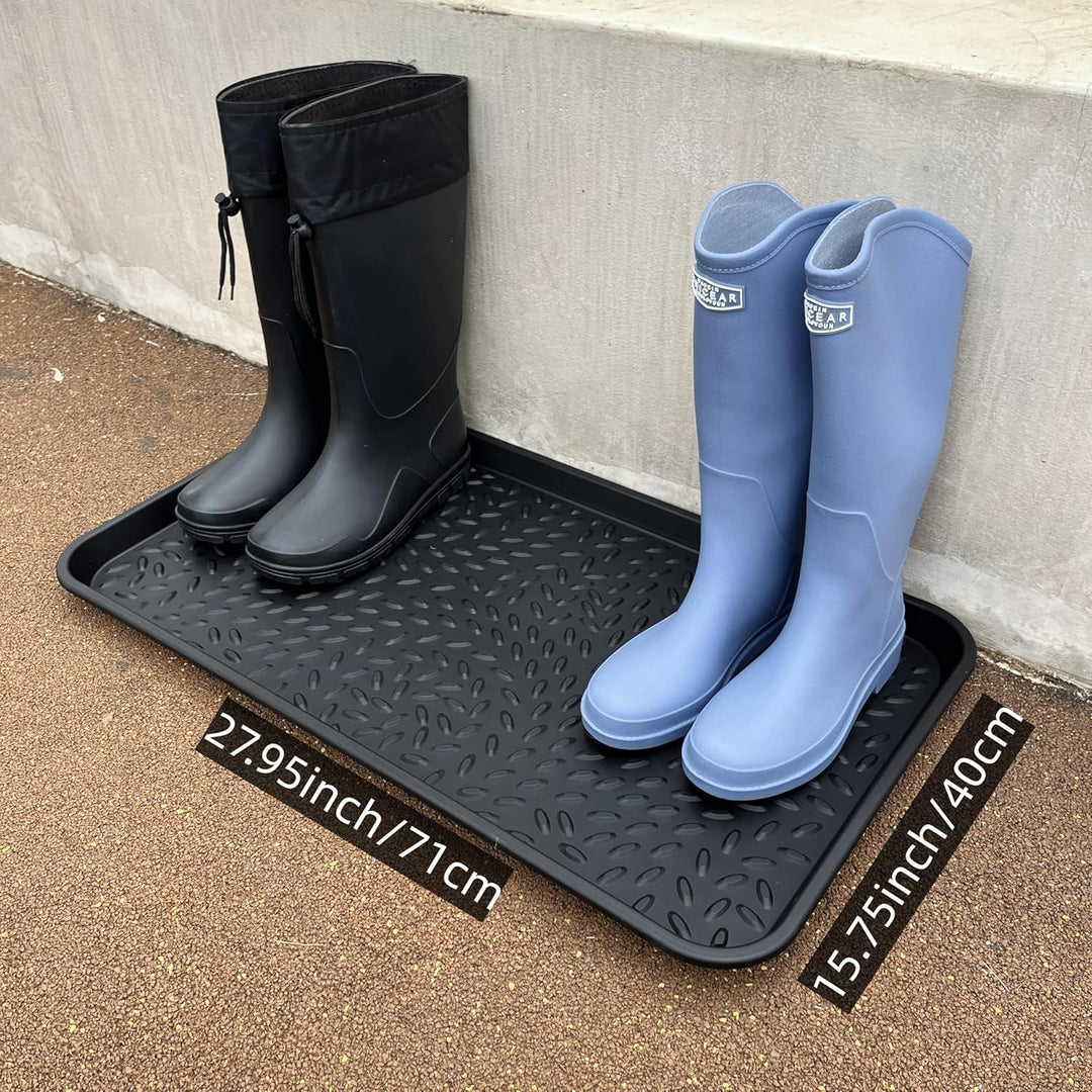 Schuhwanne - Grosse Schuhabtropfschale für Schuhregal Outdoor, Auffangwanne aus Kunststoff, Abtropfs