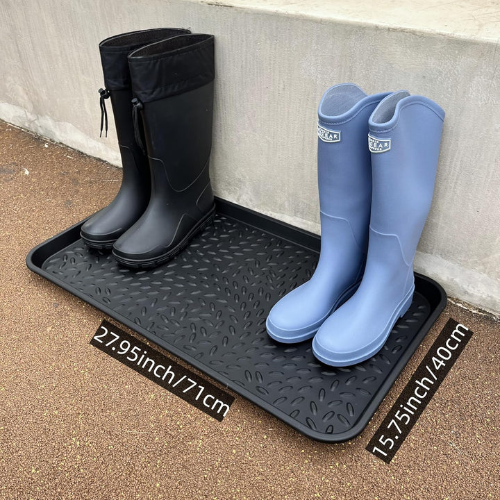 Schuhwanne - Grosse Schuhabtropfschale für Schuhregal Outdoor, Auffangwanne aus Kunststoff, Abtropfs