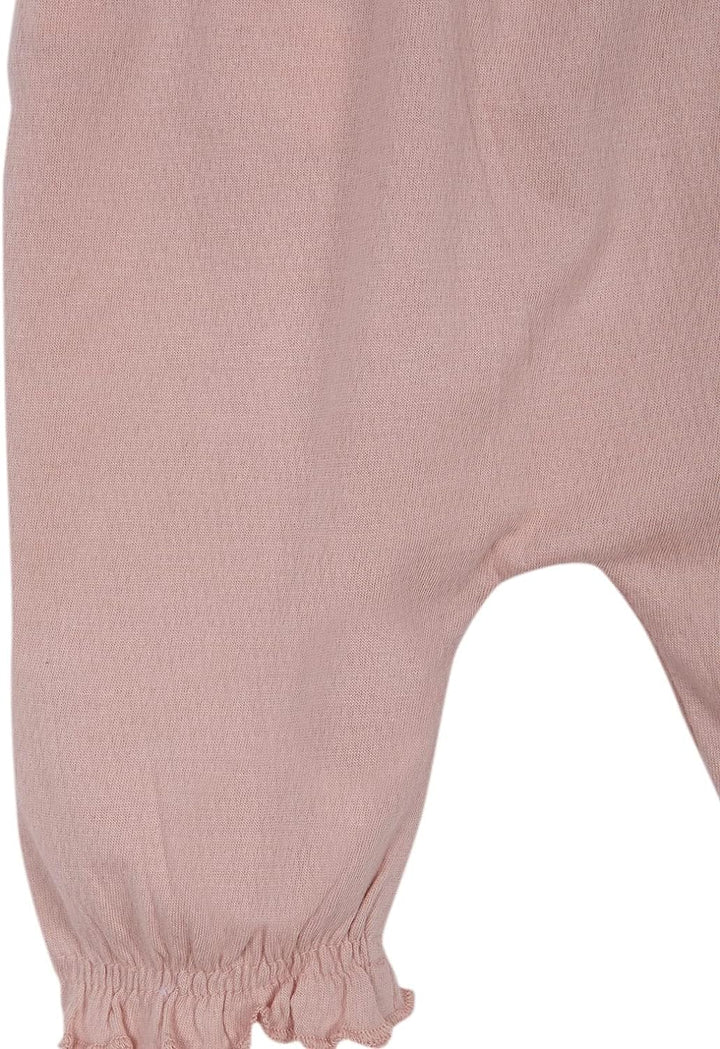 Gocco Unisex-Baby Pantalon Largo Jersey Con TIRANTES Hose, ROSA Viejo,