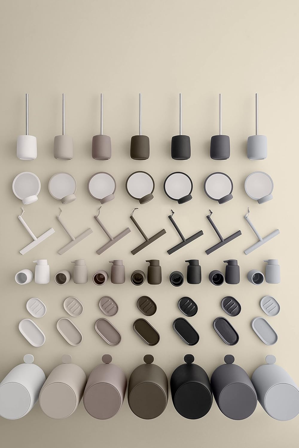 Blomus -SONO- Treteimer mit Soft Close, Abfalleimer, Kosmetikeimer, Mülleimer mit Pedal, sanfte Schl