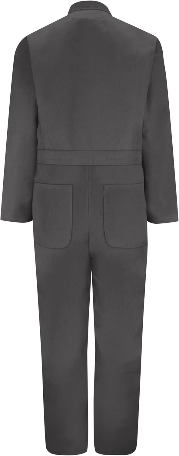 Red Kap Herren-Overall, langärmelig, Twill - grau