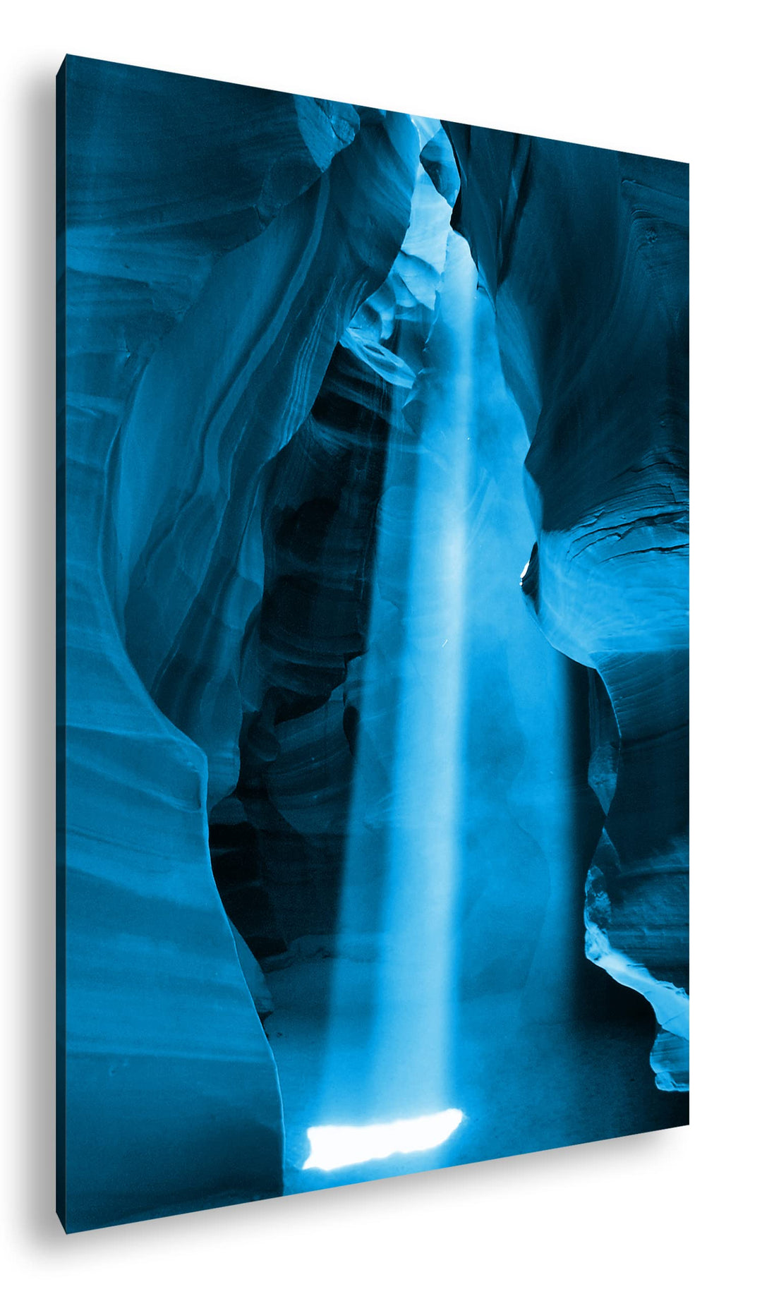 deyoli Höllen im Canyon von Arizona Format: 80x60 Effekt: Monocrome Blau als Leinwand, Motiv fertig