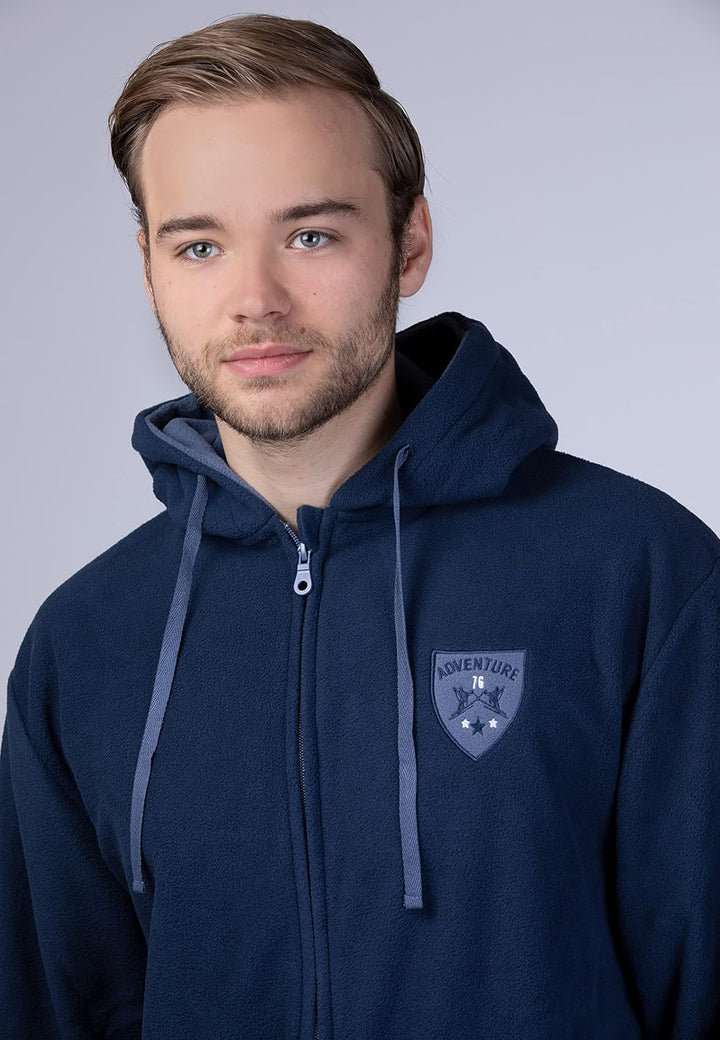 SLOUCHER Fleece-Anzug für Herren M Navy, M Navy