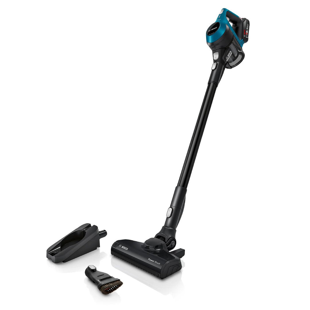 Bosch Akku-Staubsauger Unlimited Serie 6 BKS6111P, kabelloser Handstaubsauger, beutellos, leicht, Hy