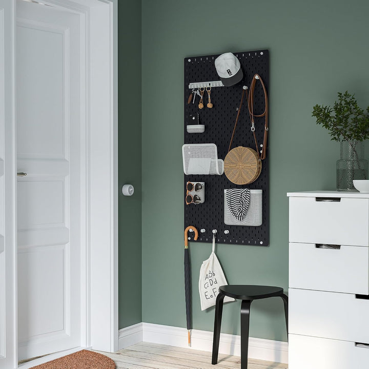 IKEA SKÅDIS Stecktafel, 56 x 56 cm, Schwarz