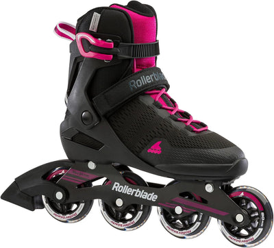 Rollerblade Damen Sirio 80 Inlineskate 275 Black/Raspberry, 275 Black/Raspberry