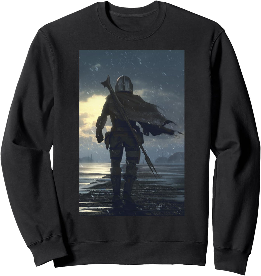 Star Wars Mandalorian Mando Walking Away Sweatshirt