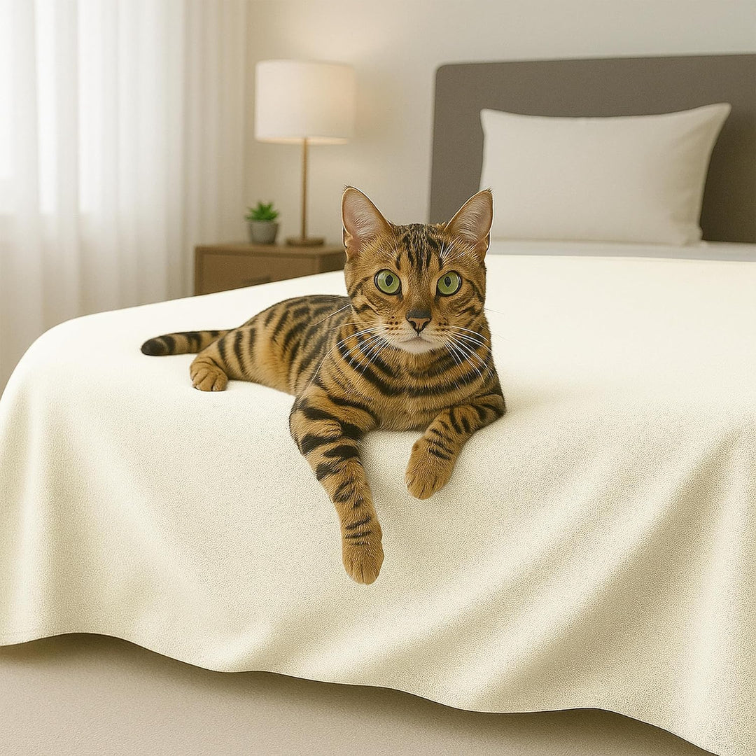 Byour3 - Bettüberwurf Bio-Baumwolle Gemischte Doppelbett Einzelbett Queen Size Bettdecke Sommer Früh