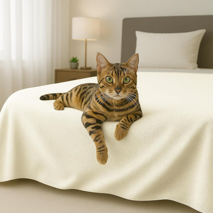 Byour3 - Bettüberwurf Bio-Baumwolle Gemischte Doppelbett Einzelbett Queen Size Bettdecke Sommer Früh