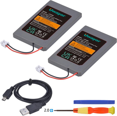 Uwayor LIP1359 Akku für PS3 Controller Akku PS3 Ersatz Akku 1800mAh für Sony Playstation 3 und Duals