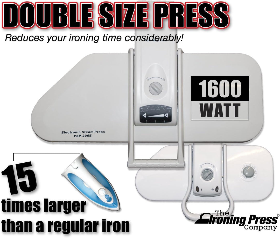 Dampfbügelpresse Professionelle Erweiterte mit Ständer von Speedypress: PSP206E, 80cm y 31cm; 1.600w