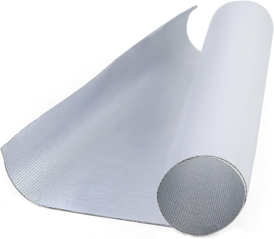 Auspuff Thermo Hitzeschutz Matte Alu Keramik selbstklebend 1,5mm 50cmx50cm 500°C