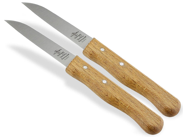 Schälmesser Gemüsemesser 2er Set aus Solingen Universal Messer Made in Germany Allzweckmesser mit Ho