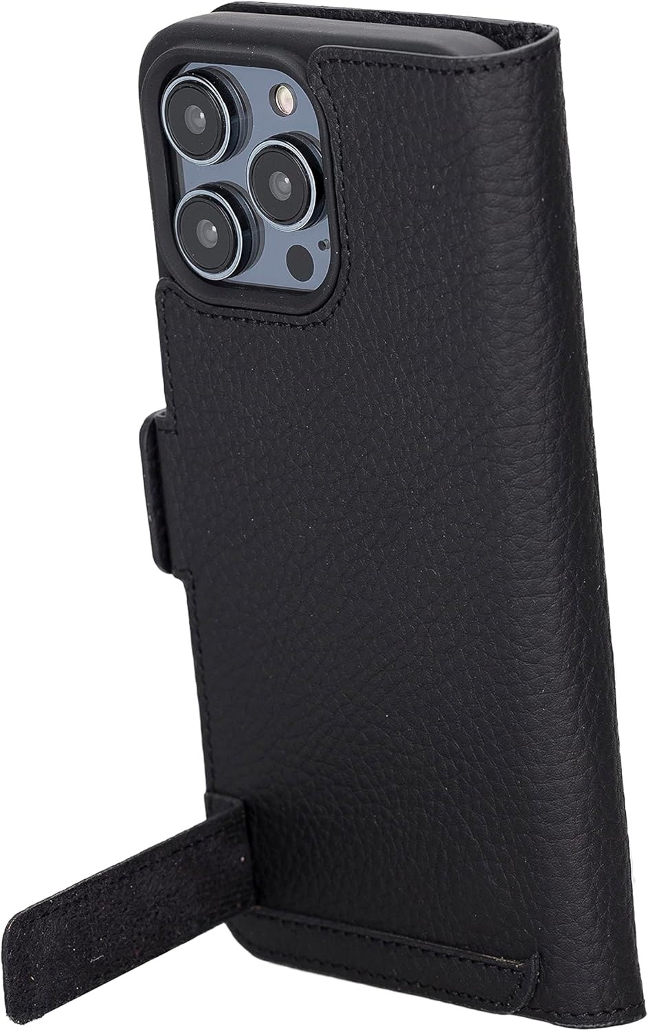 Solo Pelle aufklappbare Lederhülle kompatibel für iPhone 14 Pro Max in 6.7 Zoll inkl. 1 Kartenfach f