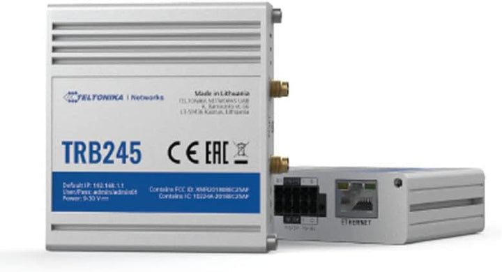 Teltonika TRB245 Industrial M2M LTE CAT 4 Gateway TRB245000000, 150, W125727569 (4 Gateway TRB245000