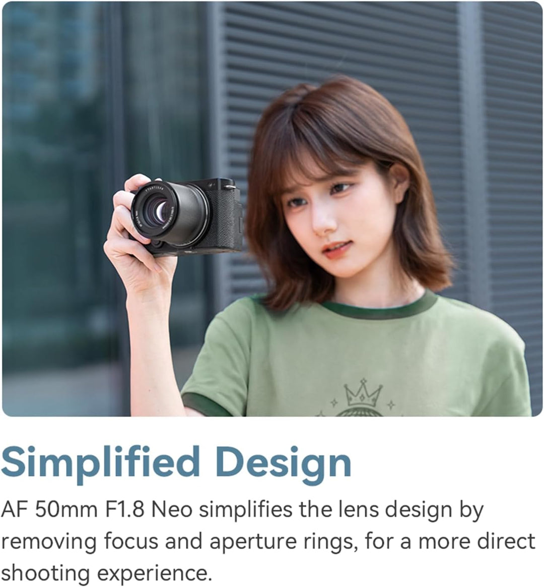 TTARTISAN 50mm f/1.8 Z, AF 50mm F1.8 Neo Z-Mount-Vollformatobjektiv für Nikon Nikon Z, Nikon Z