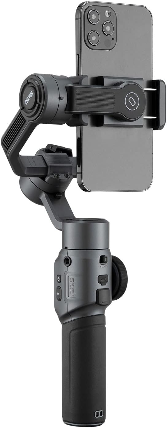 Zhiyun Smooth-5 Professioneller Gimbal Stabilisator für iPhone 13 Pro Max Mini 12 11 XS X XR 8 7 6 P