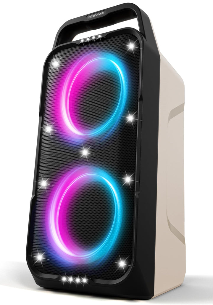 Foxdawn 240W Party Bluetooth Lautsprecher, lautem Stereosound, Musikbox Bluetooth Gross Partybox, Na